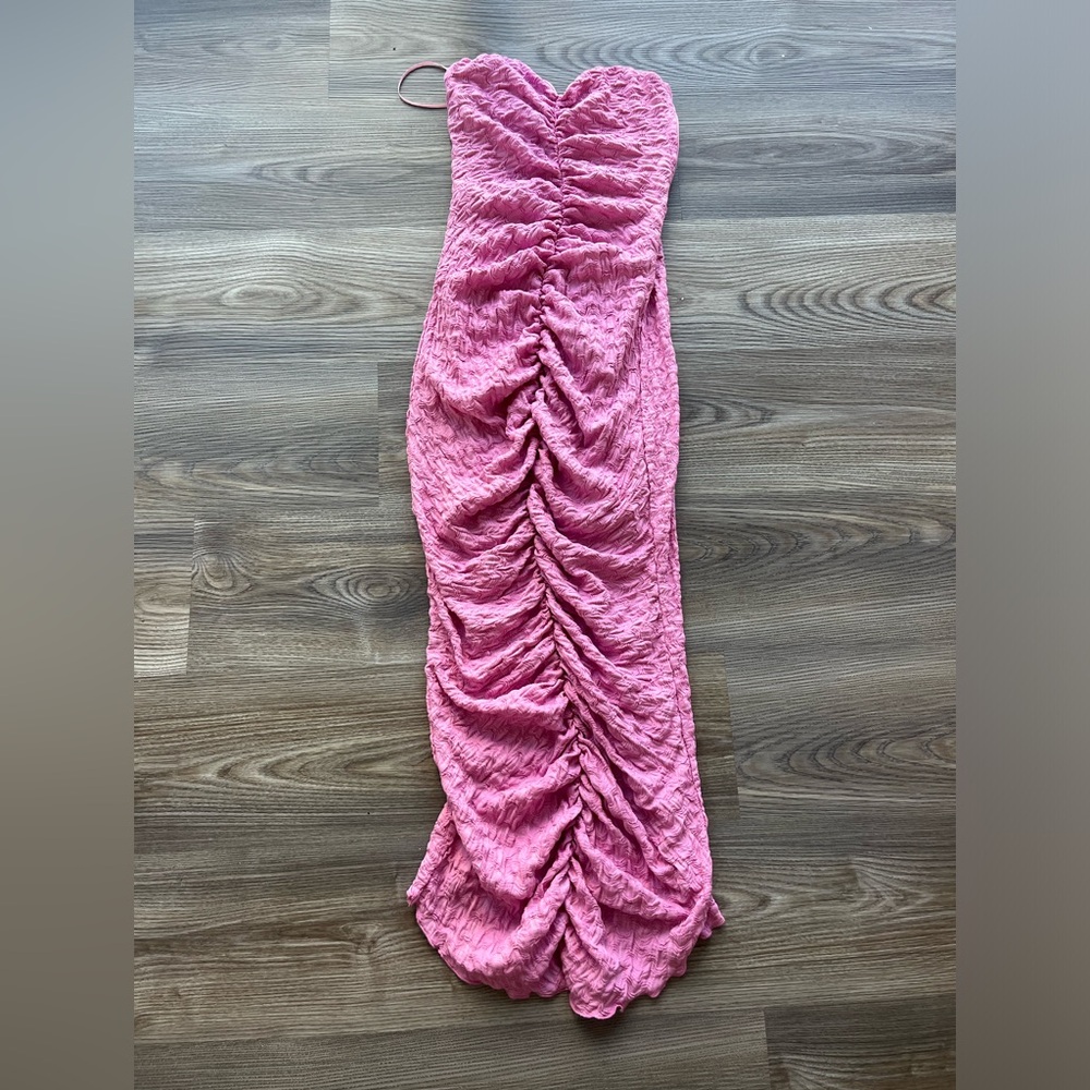 Urban Outfitters Pink Strapless Dress